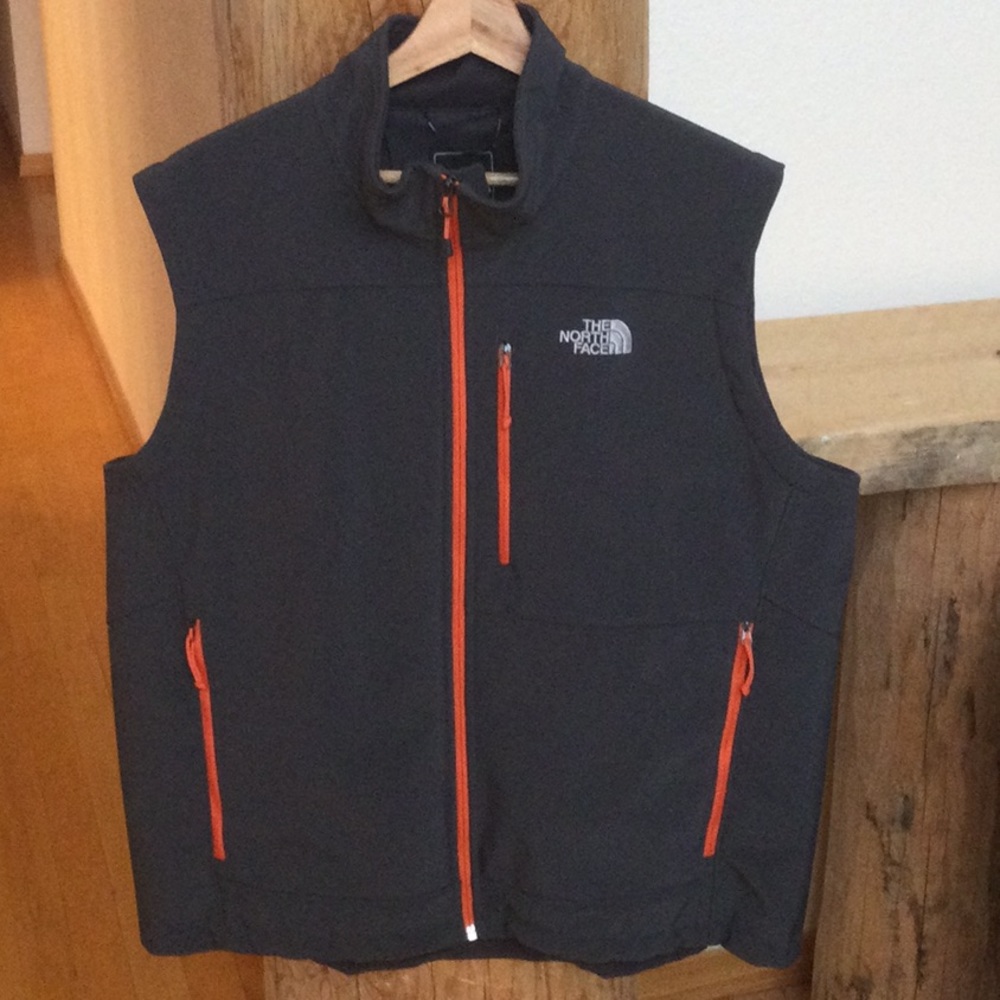 EUC Mens XL The North Face Gray/Orange Vest
